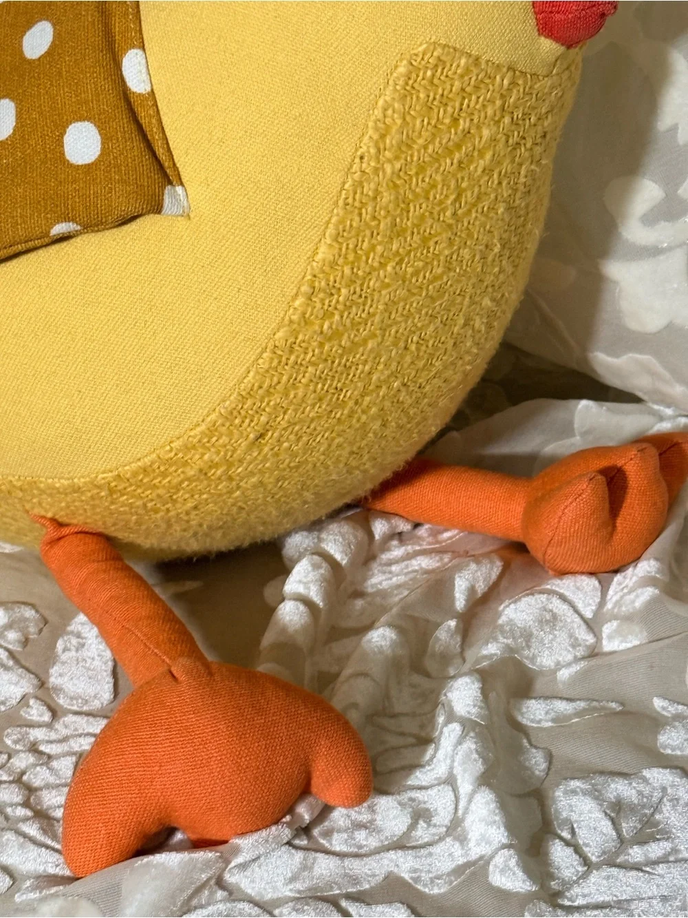 Pillowfort Chicken Hen Pillow Yellow Farmhouse Cottagecore Decor